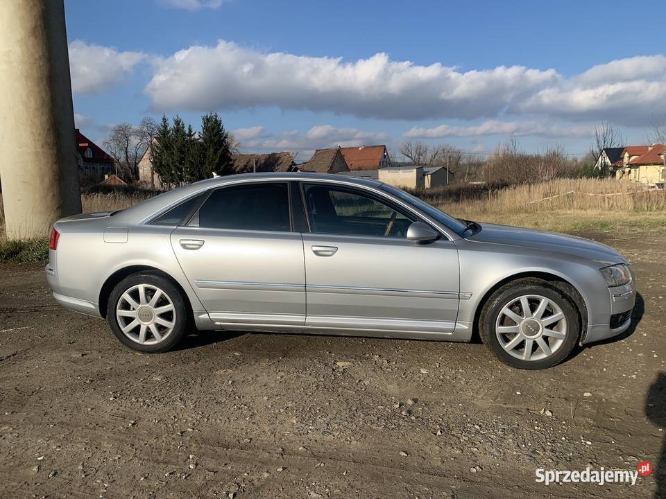 AUDI A8 D3 30TDI NISKI PRZEBIEG ROZRZĄD WYMIANIE lakier metallic Kłodzko sprzedam