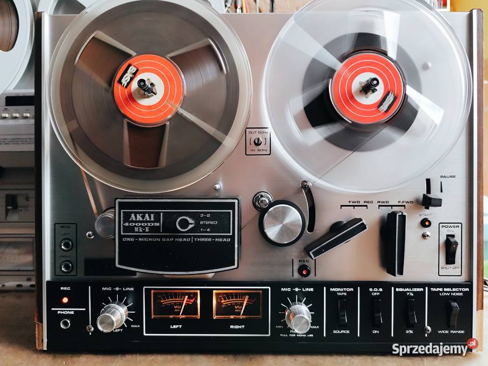 deck szpulowy Akai 4000 DSmkII Magnetofony Stargard