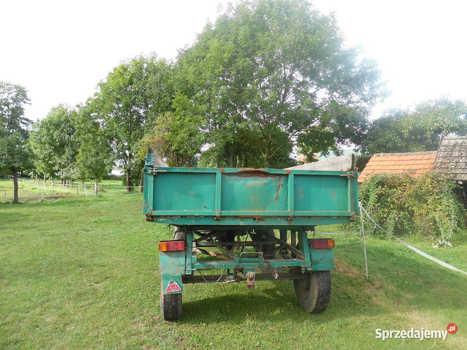 Przyczepa D47 wywrotka nieuszkodzony Szamotuły sprzedam