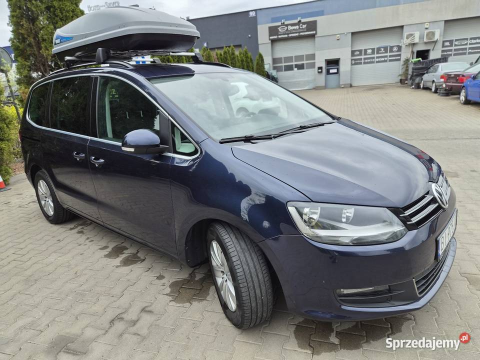 Volkswagen Sharan 20 TDI BMT Comfortline Lift niebieski Sharan Sharan Białystok