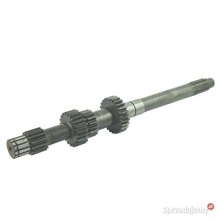 Wałek skrzyni biegów 392 mm 13T22T17T26T Kubota Tajęcina