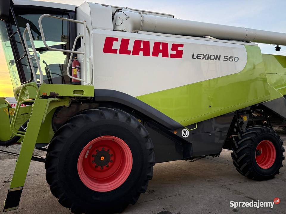 Kombajn zbożowy Claas Lexion 560 heder V750 Nowa Ruda