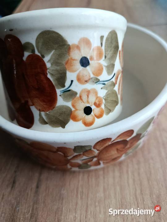 Włocławek naczynia z rączką kokilki ręcznie zachodniopomorskie Choszczno