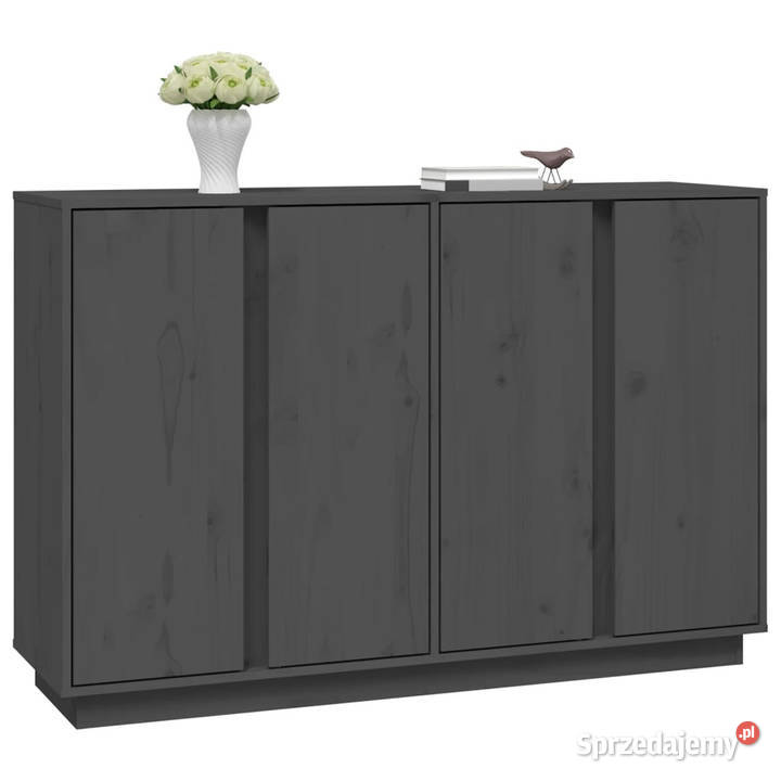 Szafka szara 120x35x80 lite drewno sosnowe Warszawa