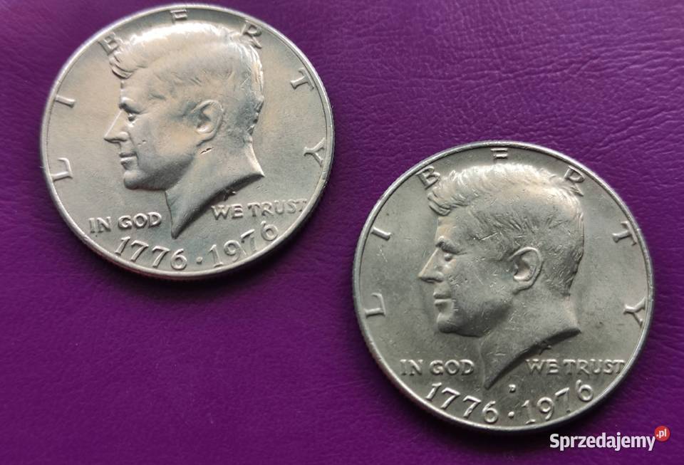 Monety 12 DOLARA 1976200 lat USAHALF DOLLARDwie Pruszków