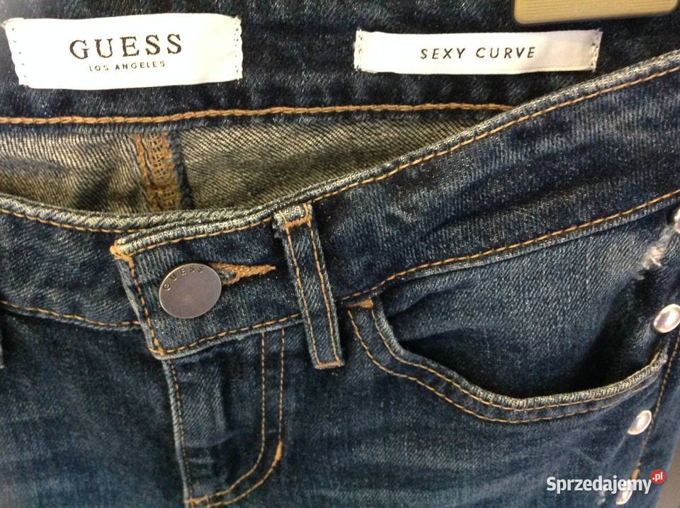 Spodnie Jeans Damskie GUESS XXS NOWE Spodnie Nowa Sól