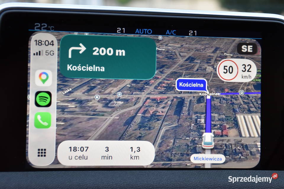 Peugeot 3008 II ALLURE TURBO BEZWYPADKOWY Zduńska Wola