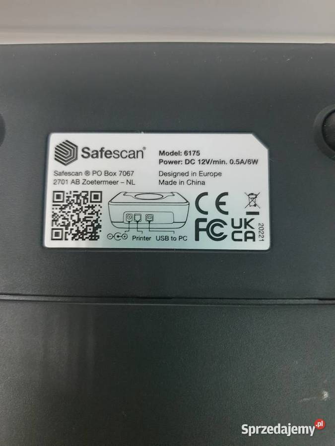 Liczarka do banknotów i monet safescan 6165 Legnica