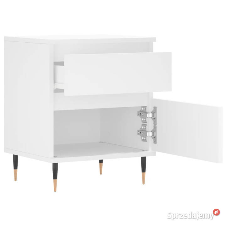 Szafka nocna biała 40x35x50 materiał Warszawa