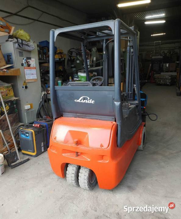 Linde e16 elektryczne maszt z wolnym skokiem śląskie sprzedam
