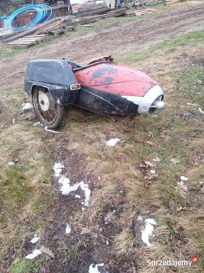 Motocykl panonia z 60 lat z koszem nieuszkodzony zachodniopomorskie Szczecinek