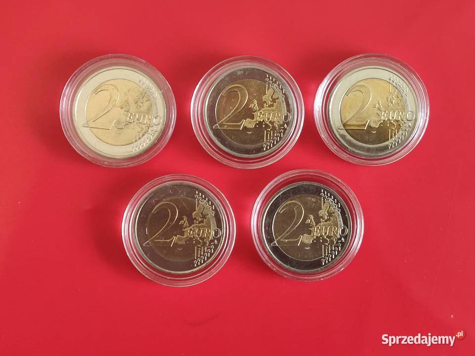 2 euro okolicznościowe Niemcy 5 Numizmatyka pomorskie Lębork sprzedam
