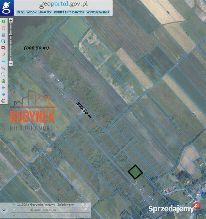 Działka budowlana Gleźnowo zachodniopomorskie