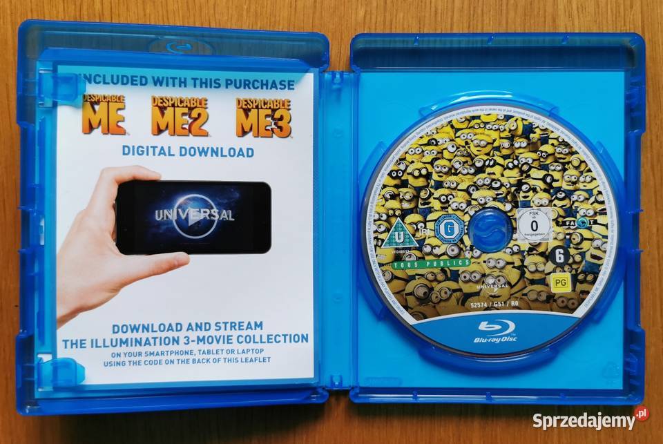 Despicable Me Ukraść Księżyc Bluray En 2010 Parzęczew sprzedam