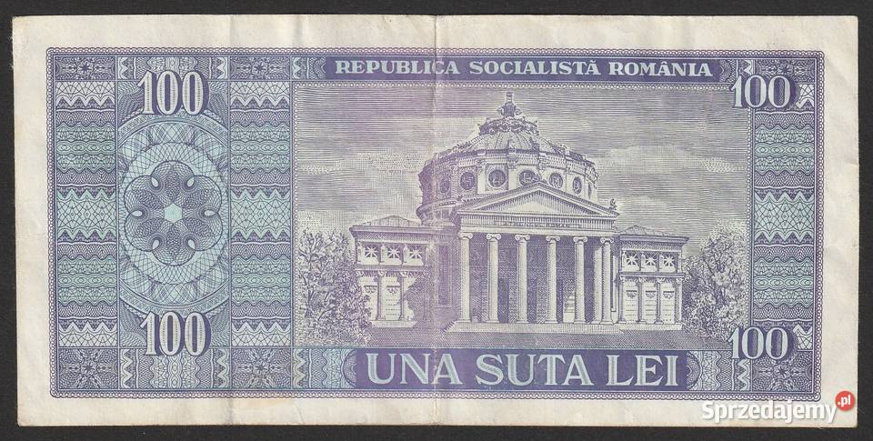 RUMUNIA 100 LEI 1966 BALCESCU G01 Łódź