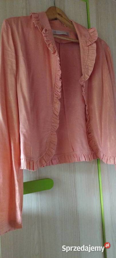Żakiet damskin w kolorze koralowym Rozmiar 36(S) Lublin