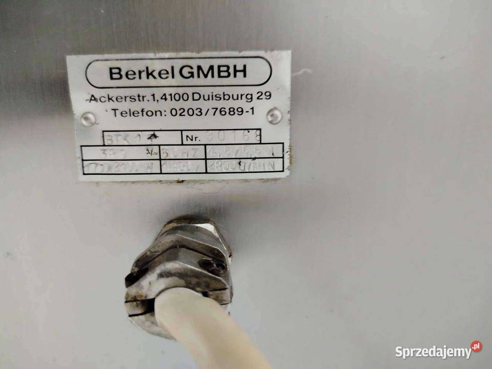 Kuter masarski kuter do miesa Berkel 13 litrów Pozostałe Myślenice