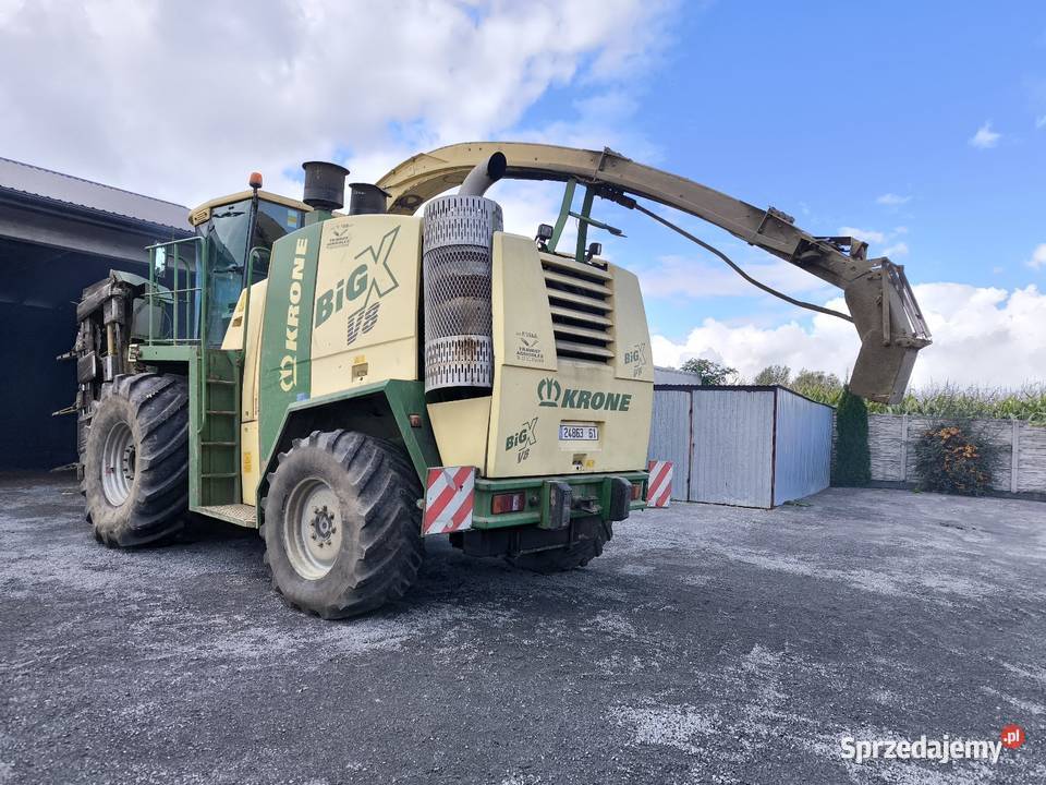 Sieczkarnia Krone Big X 650 4x4 Przystawka 8 Detektor metalu śląskie Zawiercie sprzedam