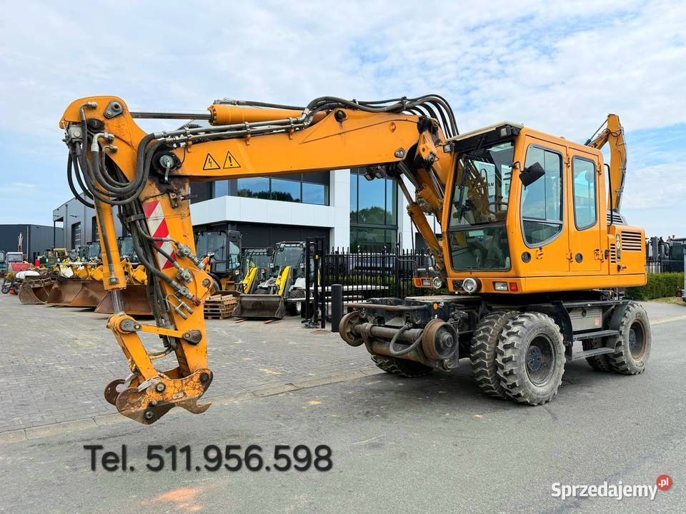 Koparka kolowa kolejowa Liebherr A 900 C ZW Warszawa sprzedam