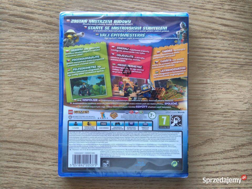 Lego Worlds 4 na Playstation 4 nowa w folii Gdańsk