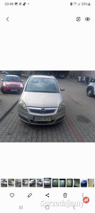 Opel zafira 19 tdi 150 koni 1900cm3