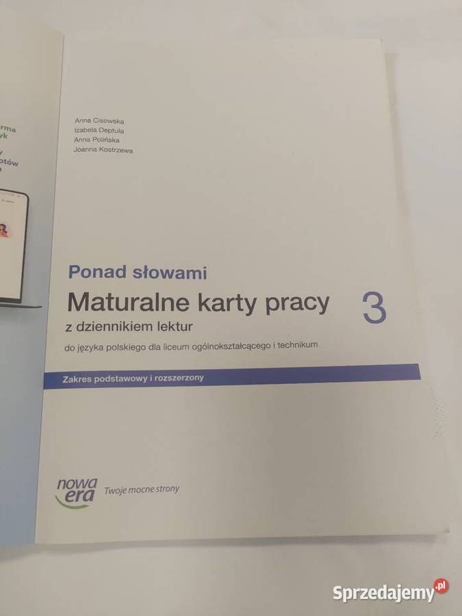 Ponad słowami maturalne karty pracy z dolnośląskie Wrocław sprzedam