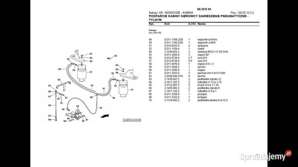 SAME SILVER 85 katalog części POLSKU Gdańsk sprzedam