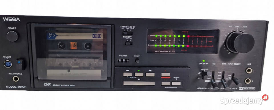 magnetofon WEGA casette deck Modul 301 CR Międzychód