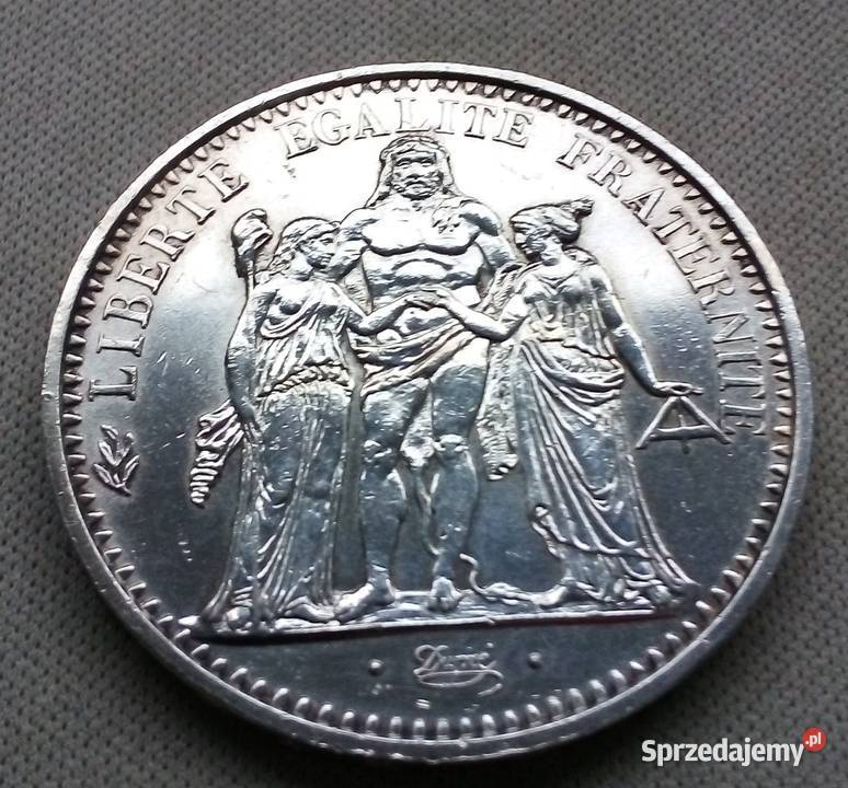 FRANCJA10 FRANKÓW1965 r SREBRO 0900 HERKULES Legionowo