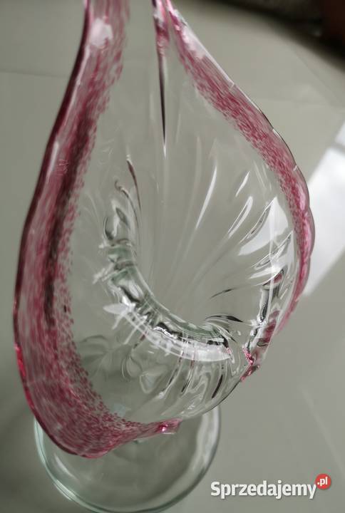 Wazon Lilia szkło vintage Porcelana i szkło Toruń