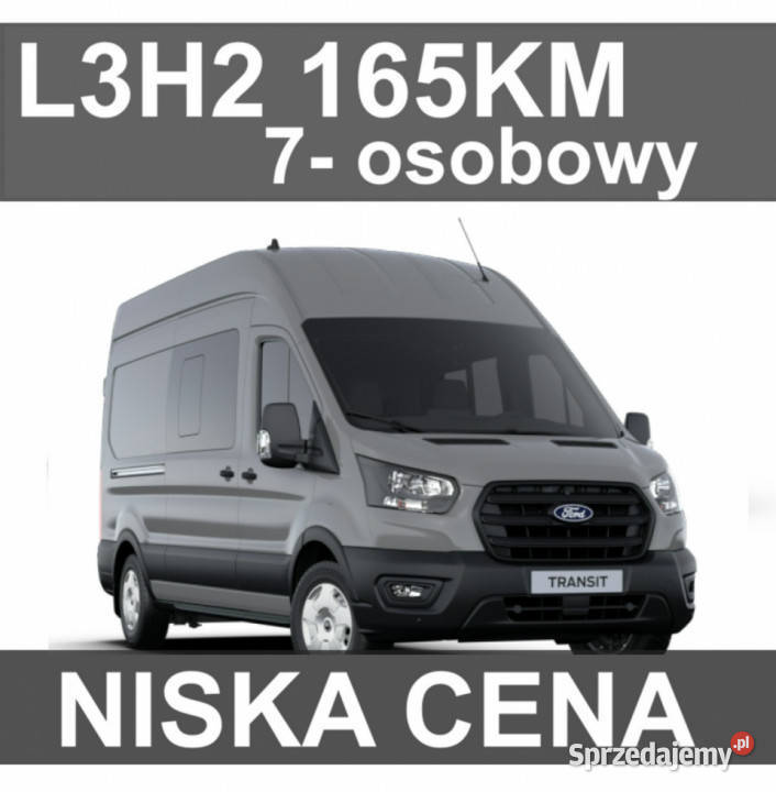 Ford Transit L3H2 165 Super Brygadowy 7osobowy ABS