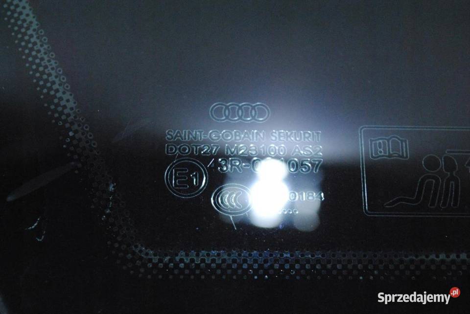 SZYBA KAROSERYJNA LEWY TYŁ AUDI A6 C7 SEDAN