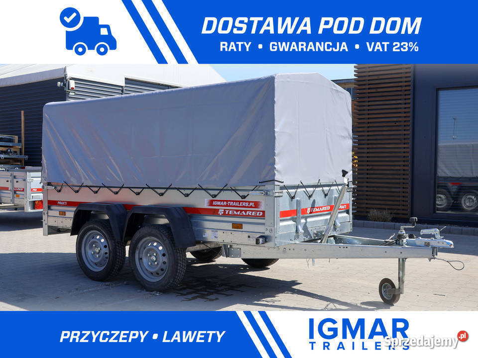 TEMARED PRAKTI 26122 przyczepka uchylna DMC 750