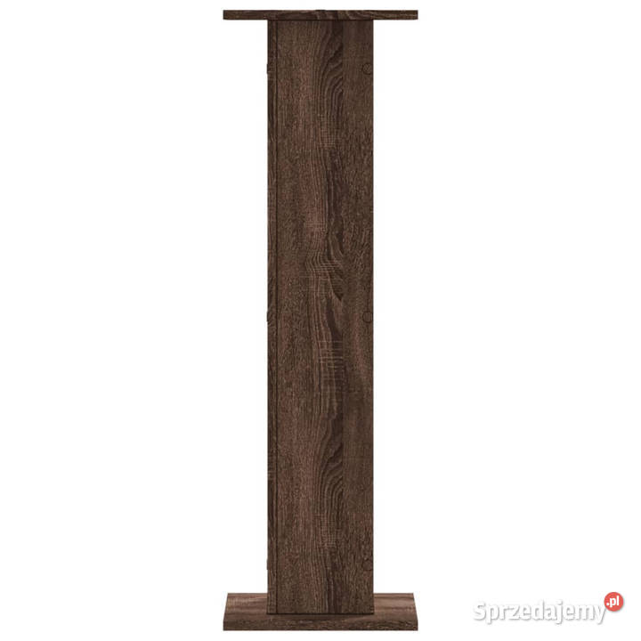 Podstawki pod głośniki 2 brązowy dąb 30x30x95 Warszawa