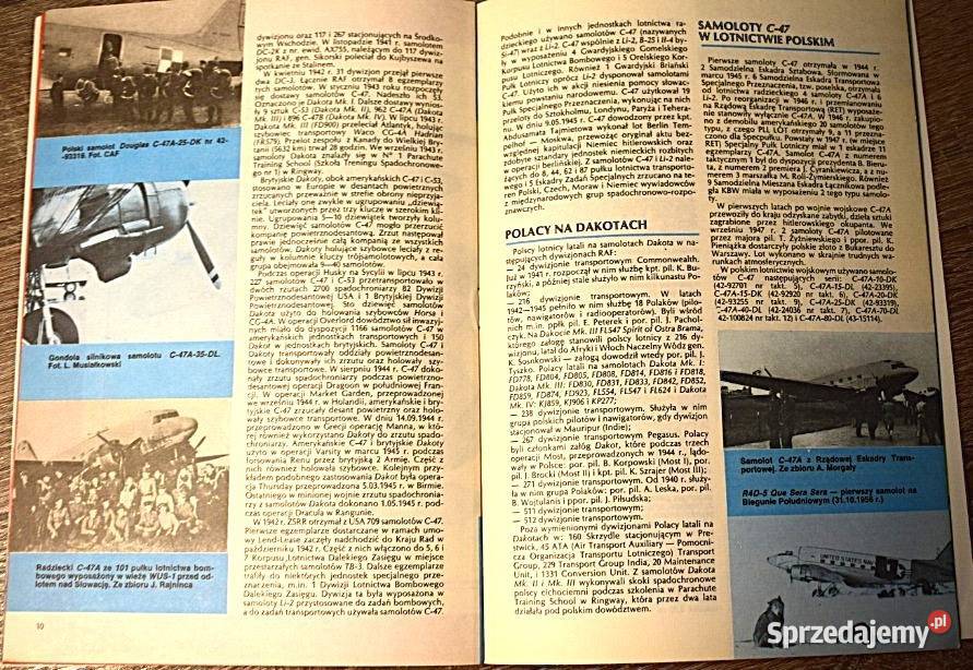 Samolot transportowy C 47 seria TBiU kujawsko-pomorskie Chełmno