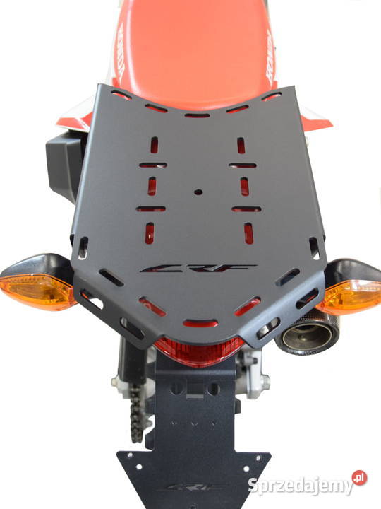 Aluminiowa czarna płyta na bagaż do Honda CRF Częstochowa