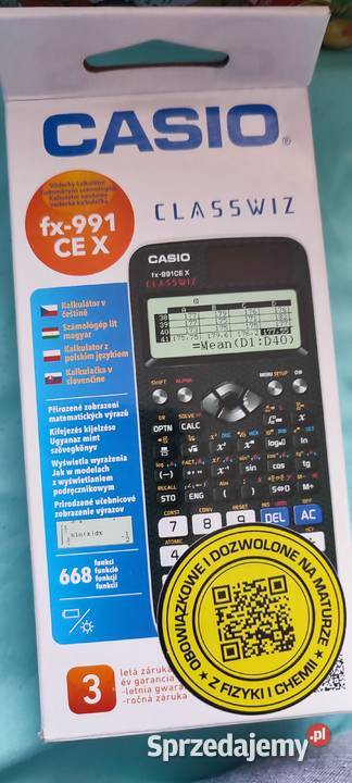 Casio kalkulator na maturę