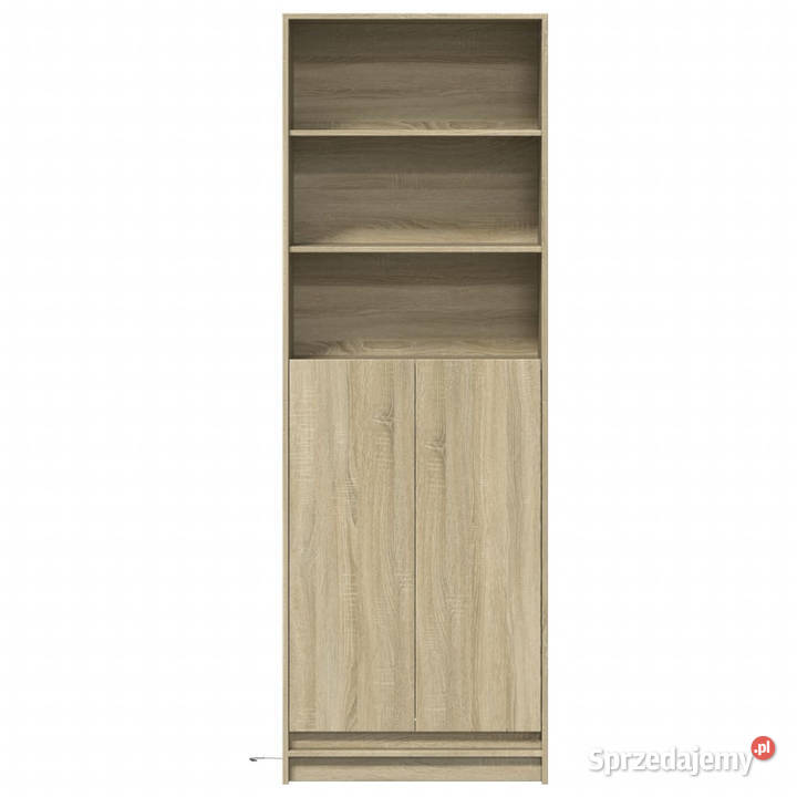 Wysoka szafka z LED dąb sonoma 69x325x200 Warszawa