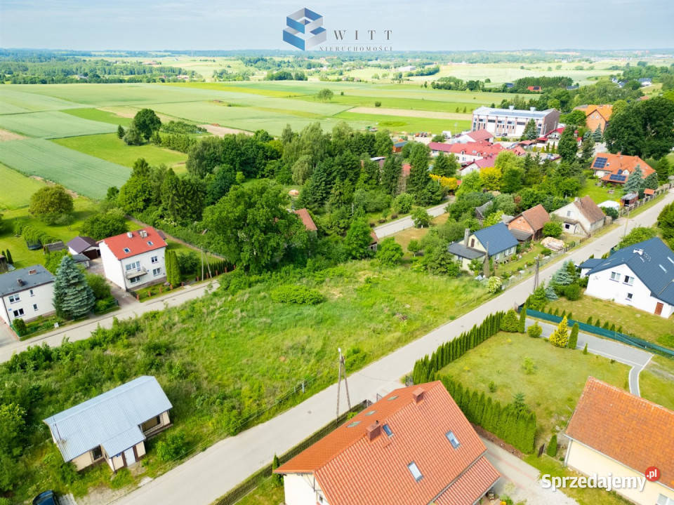 sprzedaży działki Idzbark 1149m2 asfalt Sprzedaż warmińsko-mazurskie