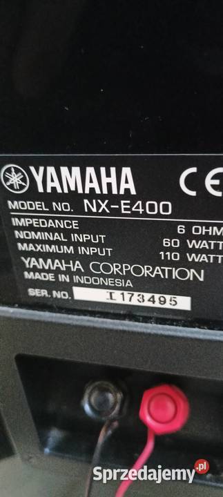 Mini wieża Yamaha E400 PianoCraft Wieże i miniwieże świętokrzyskie Sędziszów sprzedam