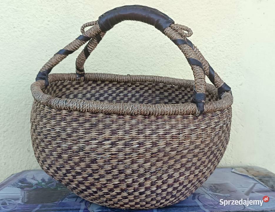 Ręcznie robiony duży kosz z naturalnych świętokrzyskie Końskie