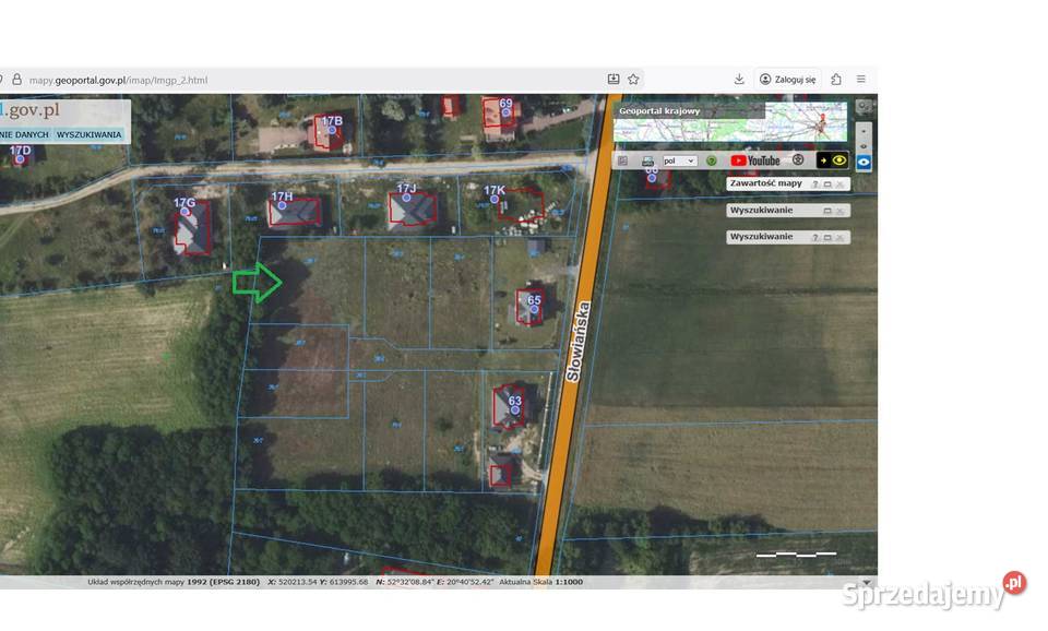 działka budowlana w atrkacyjnej lokalizacji 1392 120zł/m2 Pomiechówek