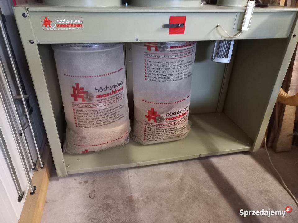 Odciąg trocin pyłów