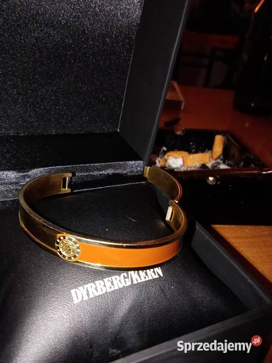 Bransoleta pozłacana DybergKern vintage wielkopolskie Poznań