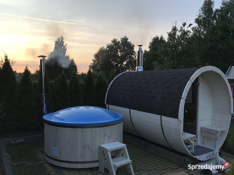 Sauna Beczka Gorąca Balia Sauna Ogrodowa Premium Puńsk