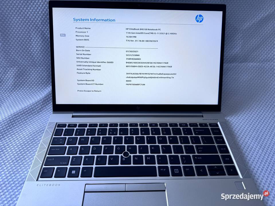 Laptop Elitebook HP 840 G8 Kraków