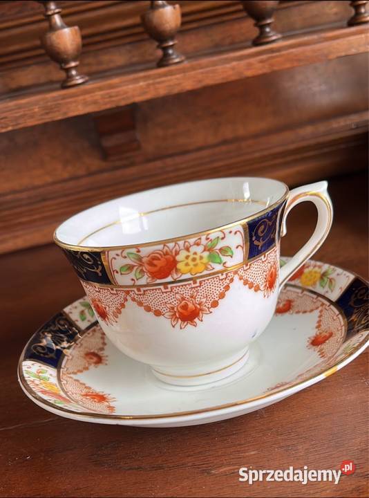 Filiżanka Colclough Longston Made in England Porcelana i szkło Gdańsk