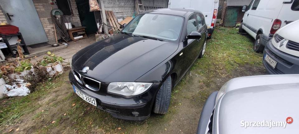 BMW SERIA 1 116i 16 BENZYNA 2004 małe miejskie mazowieckie