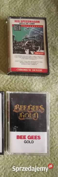 Zestaw 2 kaset USA REO Speedwagon Bee Gees Szczecin