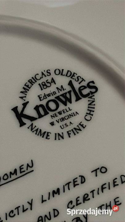 Talerz z limitowanej edycji Norman Rockwell pomorskie Gdańsk